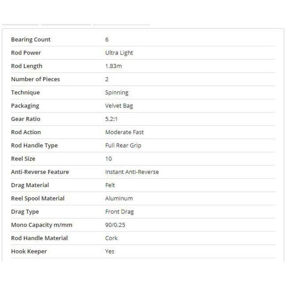 Abu Garcia Max STX Spinning - Image 2